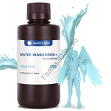 Aqua kék Anycubic Water-Wash Resin+, UV 405nm fotopolimer műgyanta 1KG