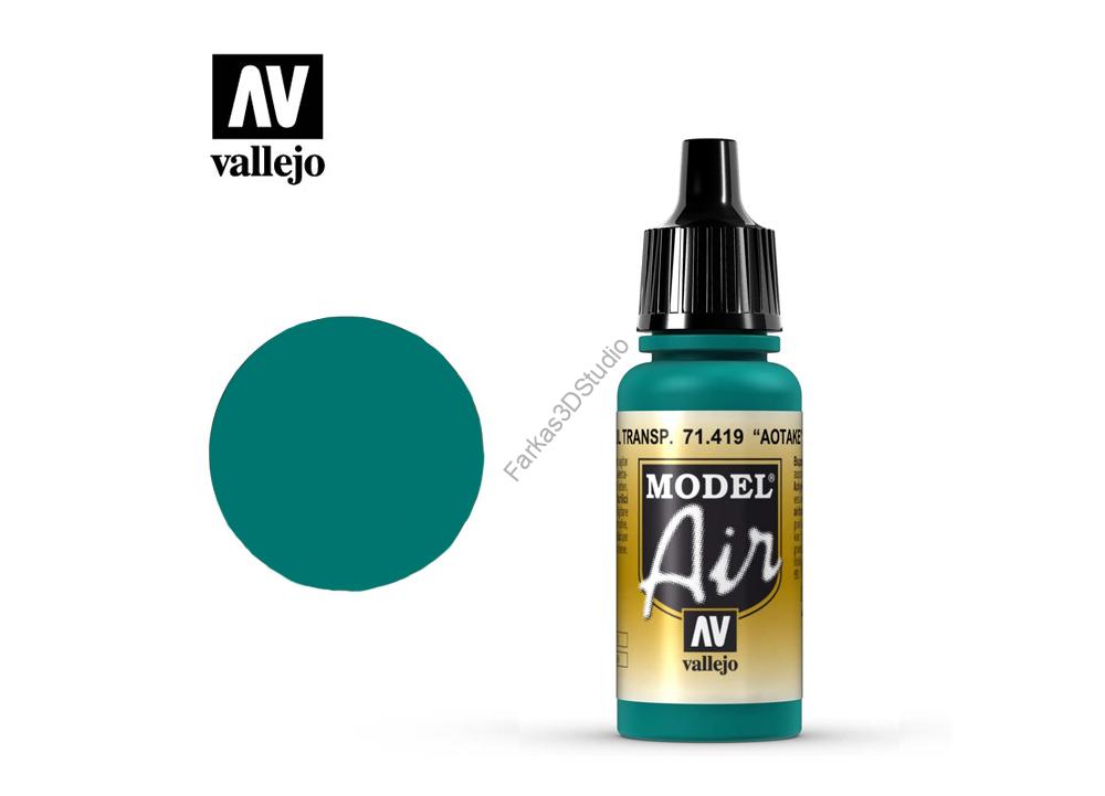 Vallejo - Model Air - “Aotake” Translucent Blue 17 ml