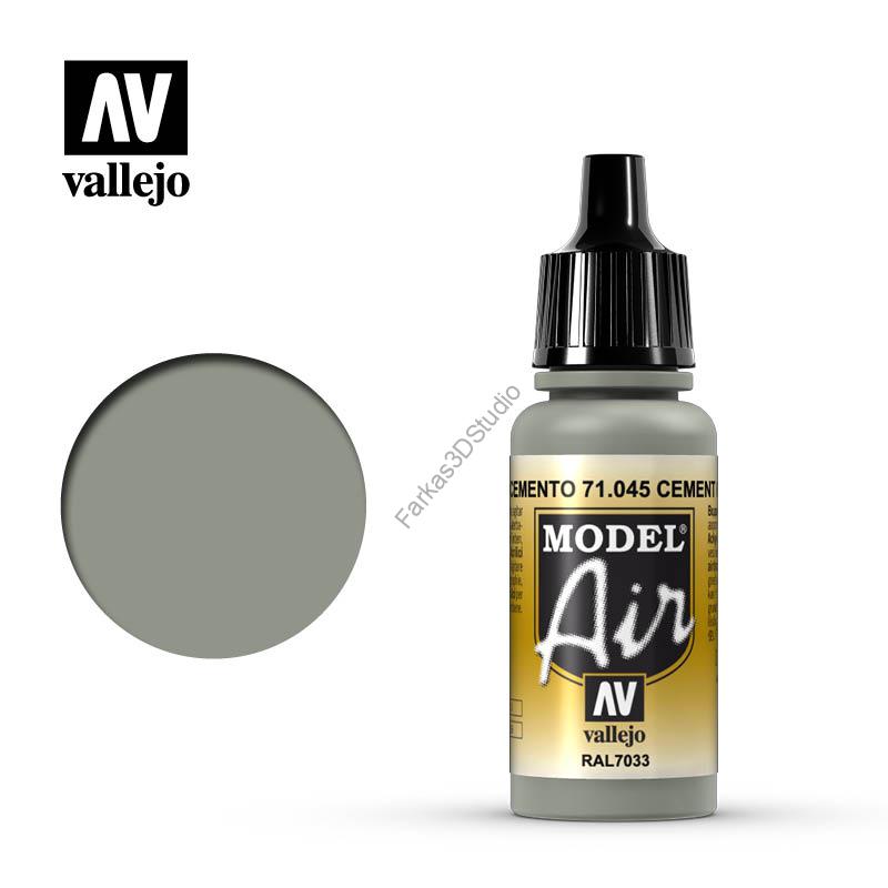 Vallejo - Model Air - Cement Grey 17 ml