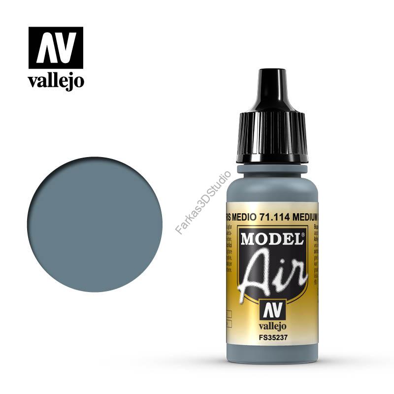 Vallejo - Model Air - Medium Gray 17 ml