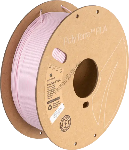 Rózsaszín - PolyMaker PolyTerra PLA 1,75mm 1KG
