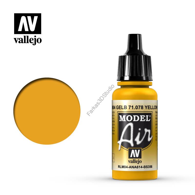 Vallejo - Model Air - Yellow RLM04 17 ml