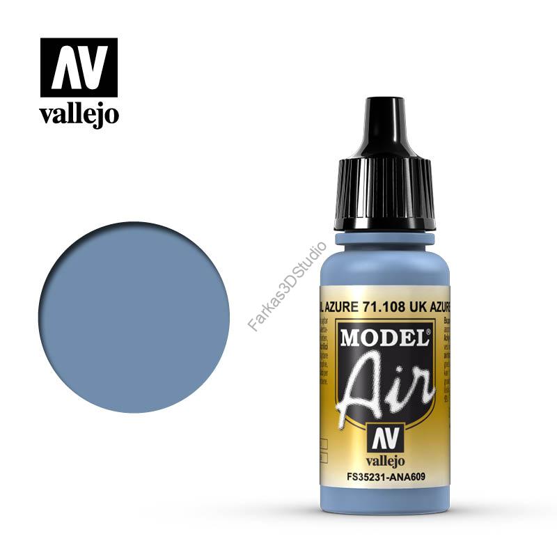 Vallejo - Model Air - UK Azure Blue 17 ml