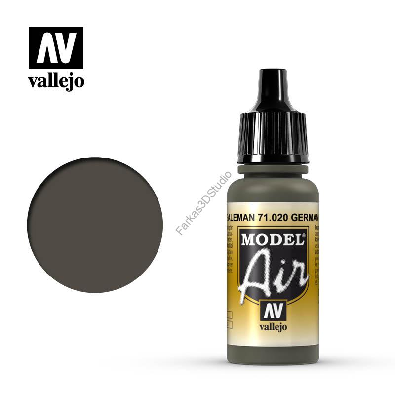 Vallejo - Model Air - Green Brown 17 ml