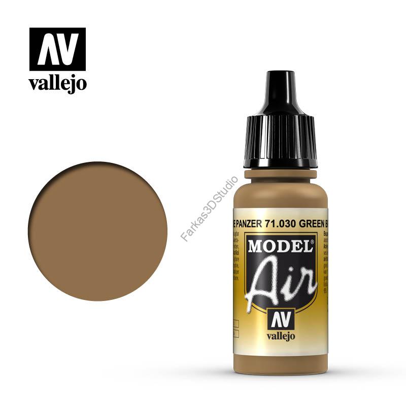 Vallejo - Model Air - Green Brown 17 ml