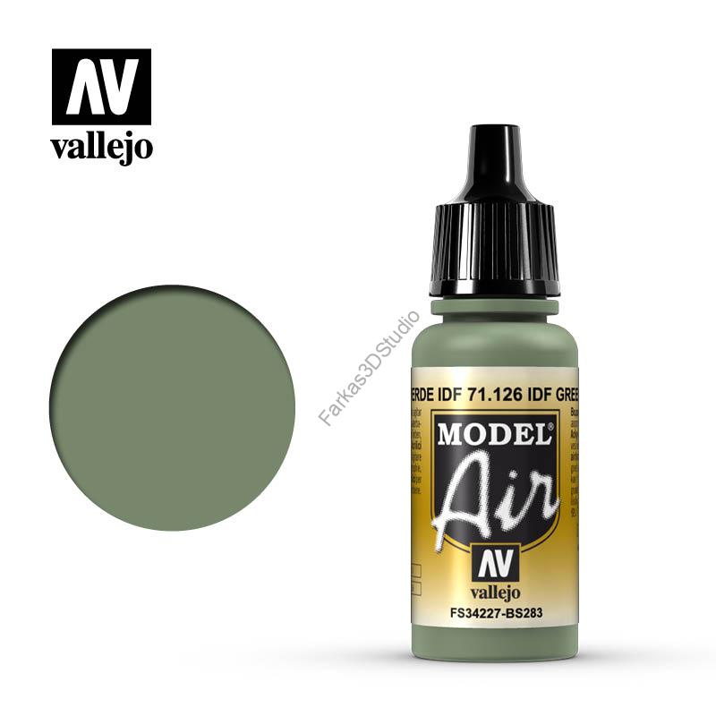 Vallejo - Model Air - IDF Green 17 ml