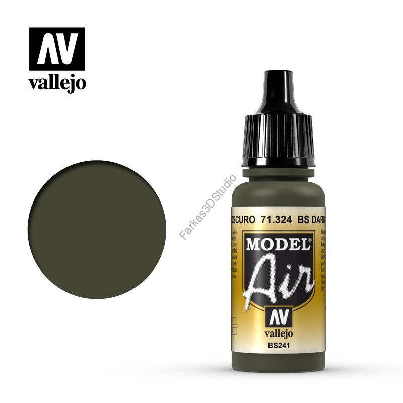 Vallejo - Model Air - BS Dark Green 17 ml