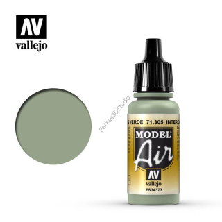 Vallejo - Model Air - Interior Grey Green 17 ml