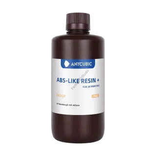 Bézs Anycubic ABS-Like Resin+ UV 405nm Resin, fotopolimer műgyanta 1KG