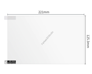 10,1 inch Anycubic kijelző védő fólia 1db