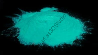 Innodekor foszforeszkáló pigment 15G - Azurkék, színezett