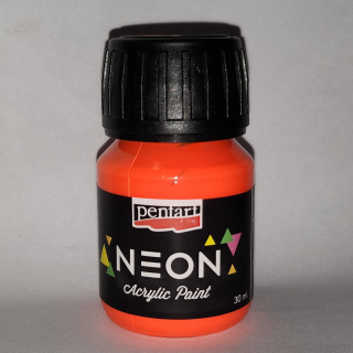Pentart Neon Akrilfesték 30 ml - Narancs 