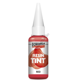 Piros Pentart Resin Tint - Gyanta színező tinta 20ml