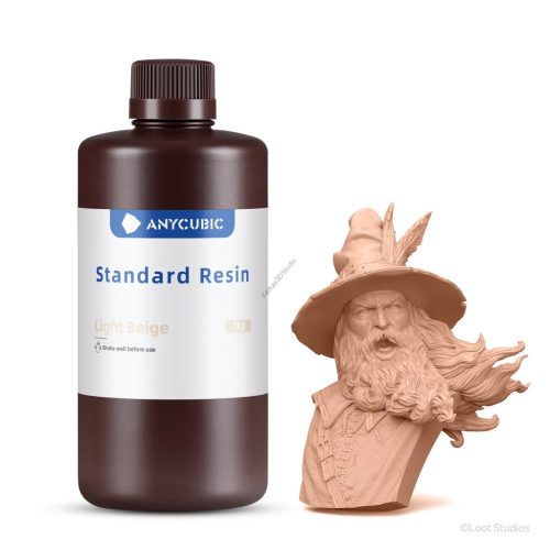 Bőrszín Anycubic UV 405nm Resin, fotopolimer műgyanta 1KG