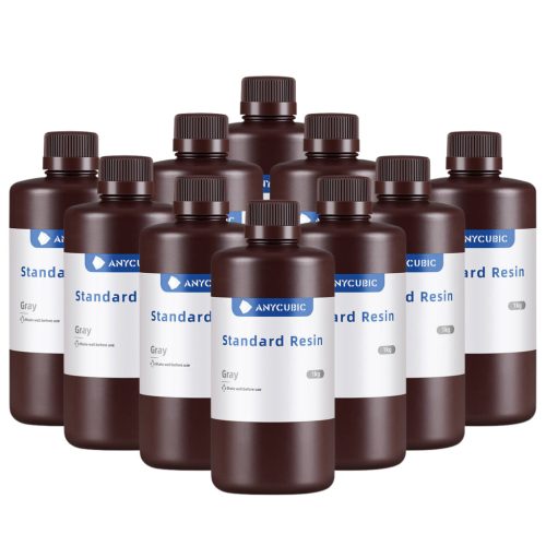 Szürke Anycubic UV 405nm Resin, fotopolimer műgyanta 10*1KG