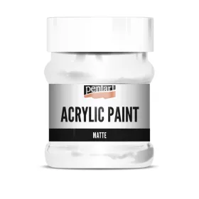 Pentart Matt akrilfesték 230 ml - Fehér