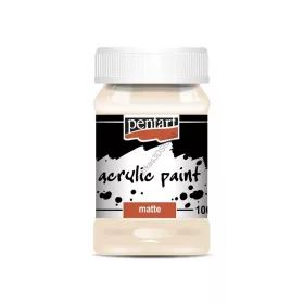 Pentart Matt akrilfesték 100 ml - Bézs