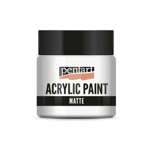 Pentart Matt akrilfesték 50 ml - Fehér