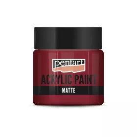 Pentart Matt akrilfesték 50 ml -  Vörösbor