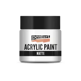 Pentart Matt akrilfesték 50 ml - Titánfehér