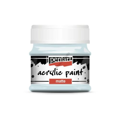 Pentart Matt akrilfesték 50 ml - Jégkék