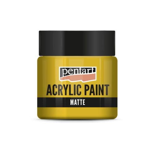 Pentart Matt akrilfesték 50 ml - Napsárga