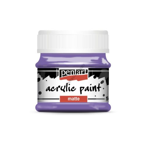 Pentart Matt akrilfesték 50 ml - Ibolyalila
