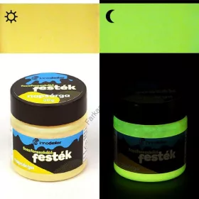 Innodekor foszforeszkáló festék 30g - napsárga