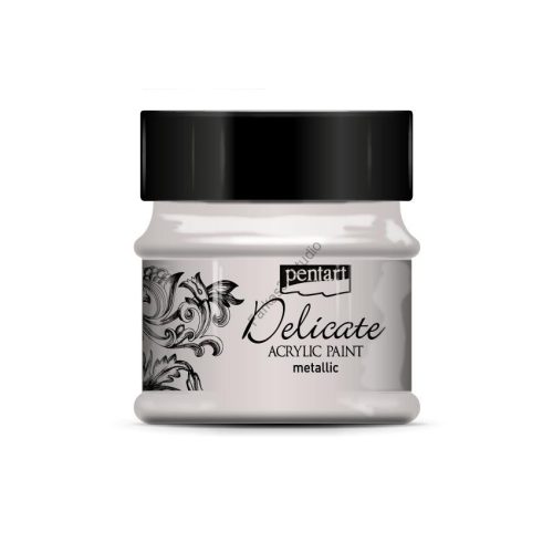 Delicate metál akrilfesték 50 ml - ezüst
