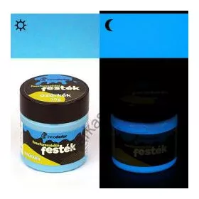 Innodekor foszforeszkáló festék 30g - azúrkék