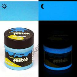 Innodekor foszforeszkáló festék 30g - azúrkék