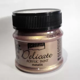 Delicate metál akrilfesték 50 ml - lilaarany