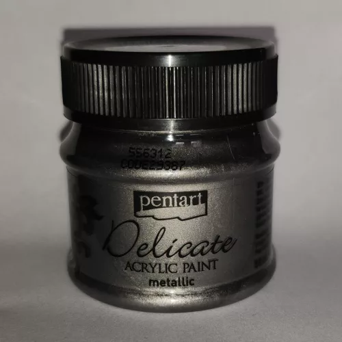 Delicate metál akrilfesték 50 ml - antikezüst