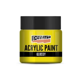 Pentart fényes akrilfesték 50 ml - sárga