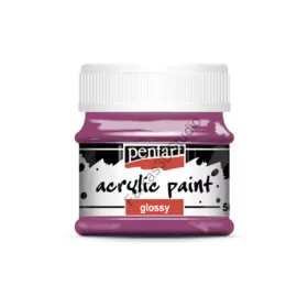 Pentart fényes akrilfesték 50 ml - mályva