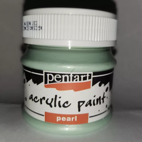 Pentart gyöngyház akrilfesték 50 ml - zöld