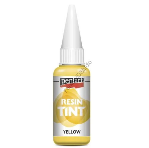 Sárga Pentart Resin Tint - Gyanta színező tinta 20ml