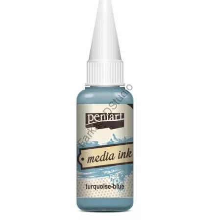 Pentart Média Tinta 20 ML - Türkizkék