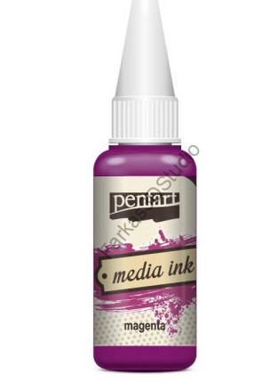 Pentart Média Tinta 20 ML - Magenta