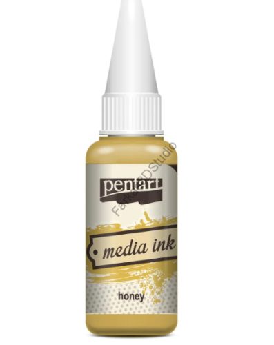 Pentart Média Tinta 20 ML - Mézsárga