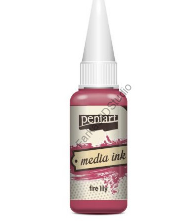 Pentart Média Tinta 20 ML - Tűzliliom