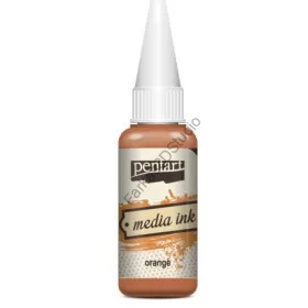 Pentart Média Tinta 20 ML - Narancs