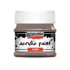 Pentart Matt akrilfesték 50 ml - Vintage barna