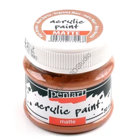 Pentart Matt akrilfesték 50 ml - Mars barna