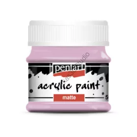Pentart Matt akrilfesték 50 ml - Rózsaszín