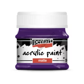 Pentart Matt akrilfesték 50 ml - Ametiszt
