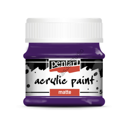 Pentart Matt akrilfesték 50 ml - Ametiszt