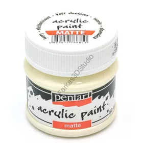 Pentart Matt akrilfesték 50 ml - Elefántcsont