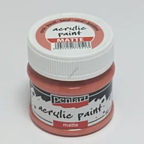 Pentart Matt akrilfesték 50 ml - Korall