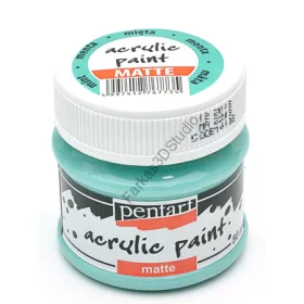 Pentart Matt akrilfesték 50 ml - Menta